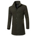Chaqueta Cortavientos Hombre Color Sólido Otoño/Invierno
