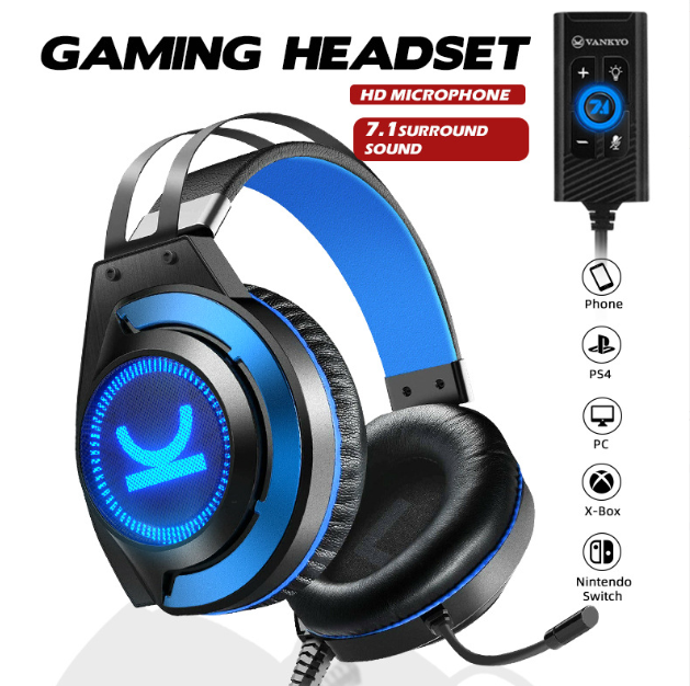 Headset Gaming Commander CM7000 Pro — Sonido Surround 7.1