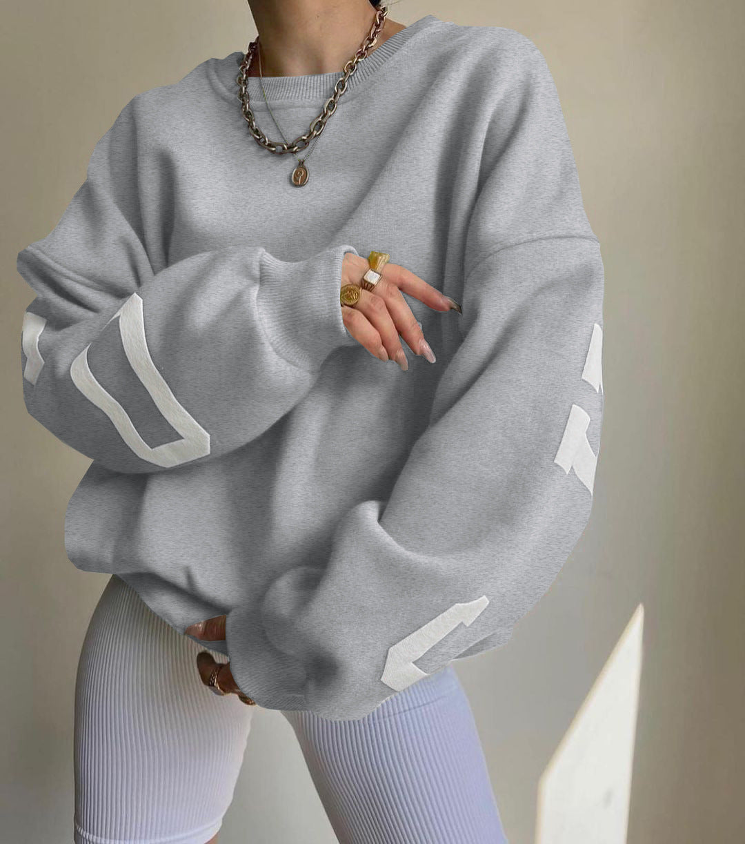 Top Grueso con Estampado Versátil para Mujer