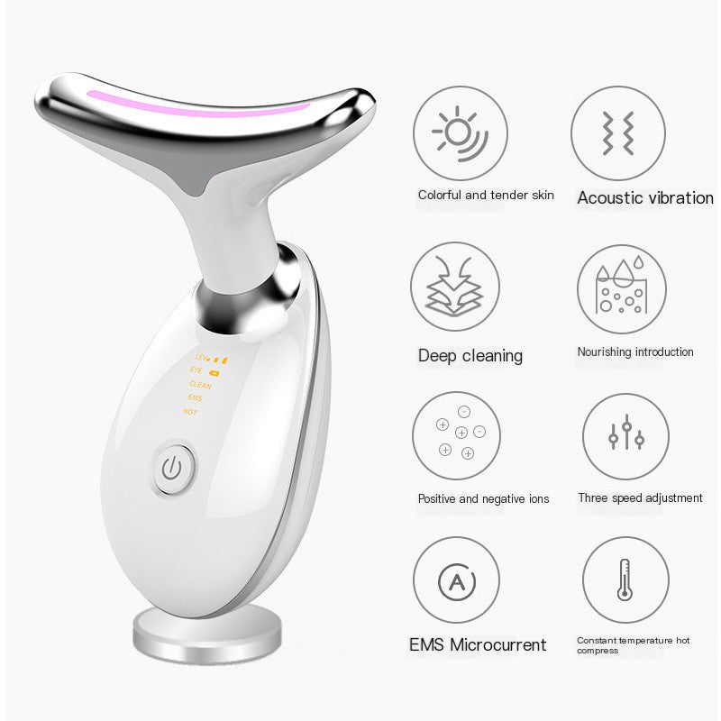 Dispositivo Lifting de Cuello y Masajeador Facial para Casa — 3 Colores