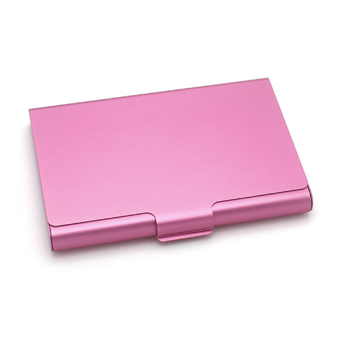 Pitillera y Tarjetero de Aluminio — 6 Colores