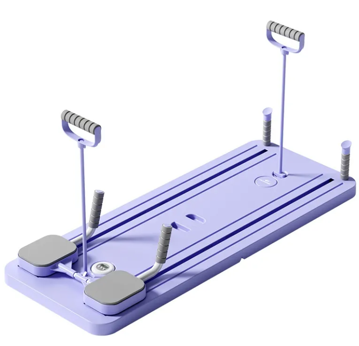 Tabla Multifuncional de Fitness con Rueda Abdominal – Piernas, Cintura y Brazos