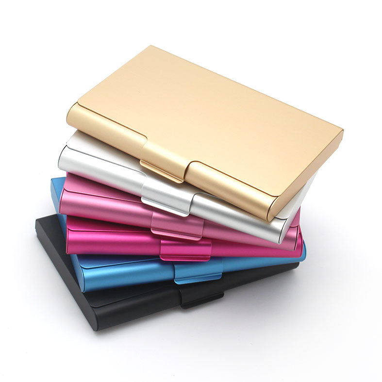 Pitillera y Tarjetero de Aluminio — 6 Colores