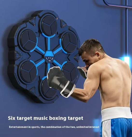 Saco de Boxeo Interactivo con Bluetooth y Luces LED para Casa