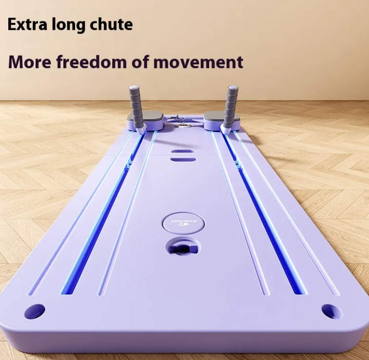 Tabla Multifuncional de Fitness con Rueda Abdominal – Piernas, Cintura y Brazos