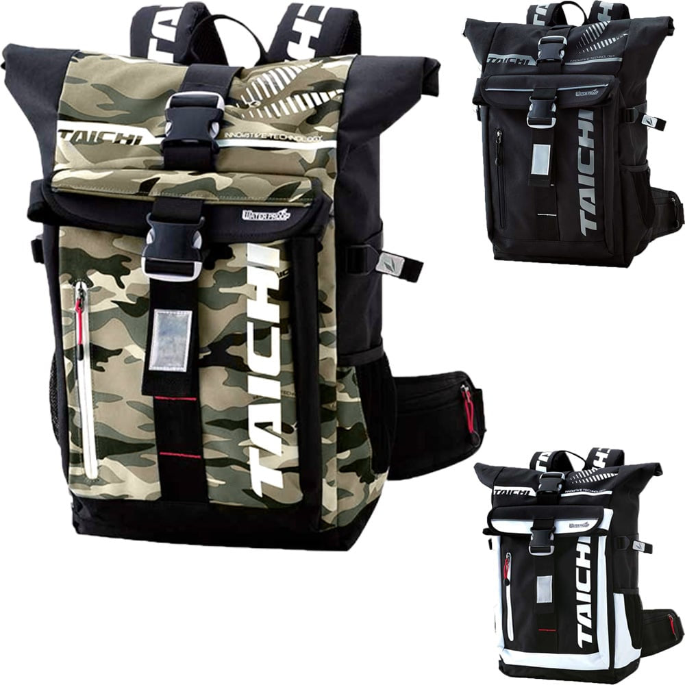Mochila Impermeable Multifunción para Moto y Aventura — 5 Colores
