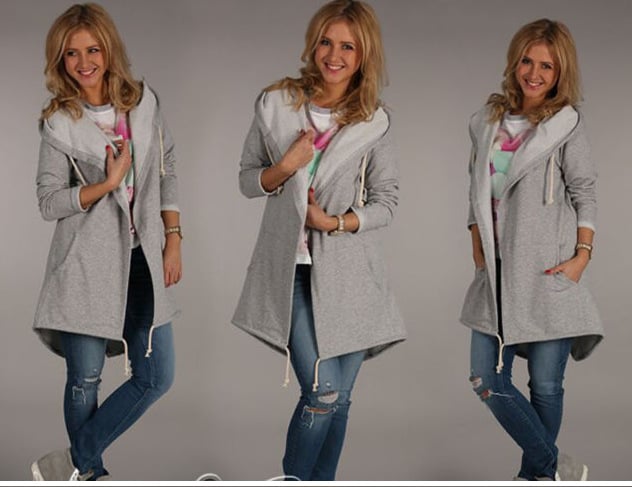 Sudadera con Capucha de Manga Larga para Mujer | Polar Suave y Cómodo