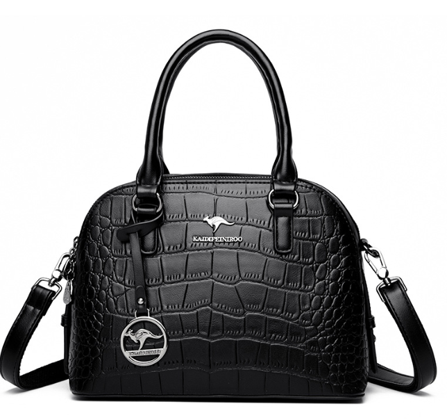 Mochila Estilo Piel de Cocodrilo con Doble Correa