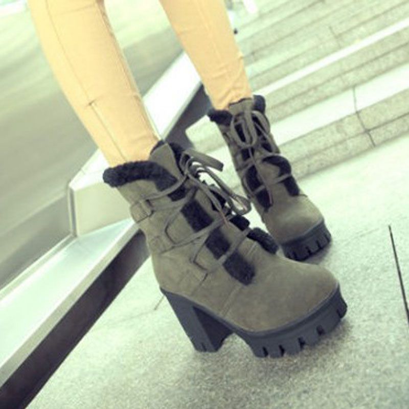 Botas Martin Impermeables Mujer Suela Gruesa Antideslizante – Tallas 34 a 43