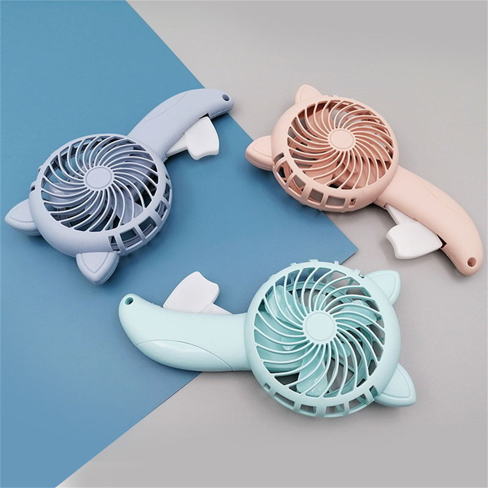 Mini Ventilador de Mano con Forma de Gato para Niños — 3 Colores