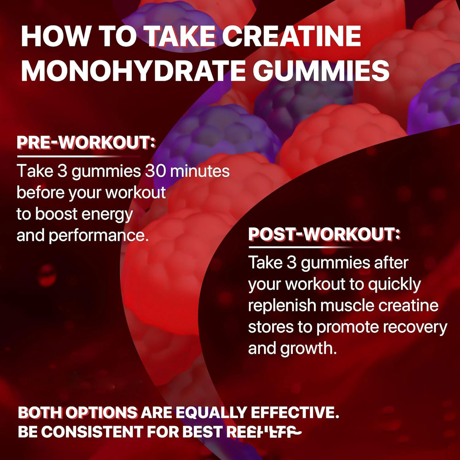Gummies Muscle Boost con Creatina y Vitaminas – Energía y Recuperación Muscular