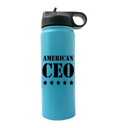 Botella Deportiva de Aluminio 20oz Five Star American CEO
