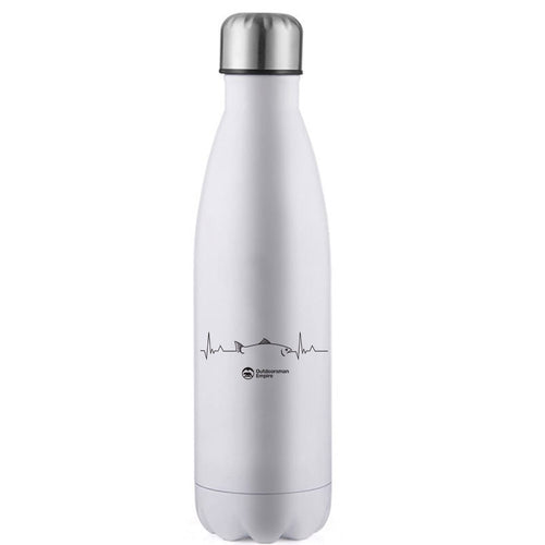 Botella Termo Acero Inoxidable – Diseño Cardiograma Pesca 500ml