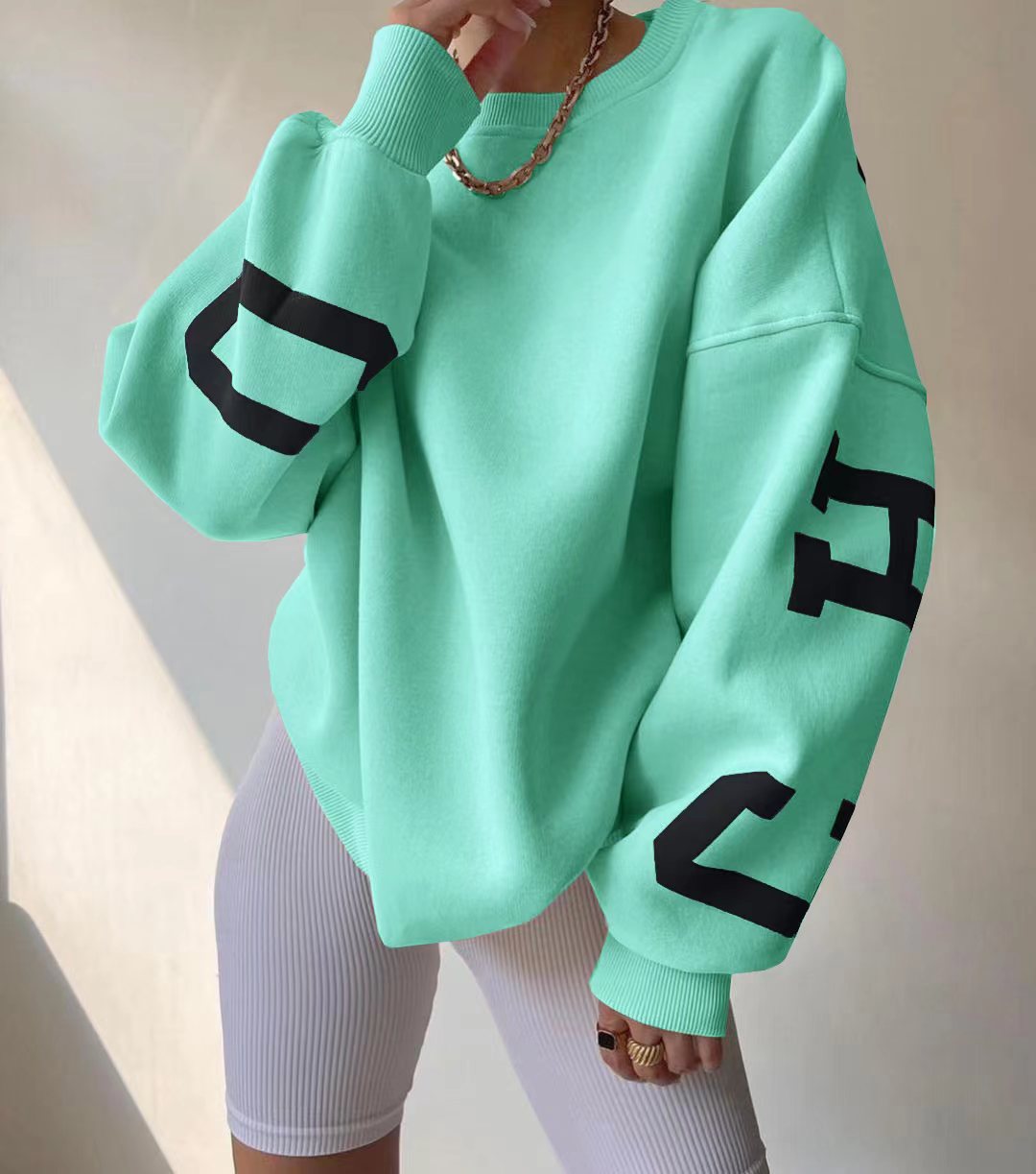 Top Grueso con Estampado Versátil para Mujer