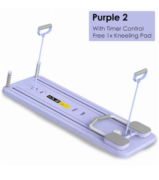 Tabla Multifuncional de Fitness con Rueda Abdominal – Piernas, Cintura y Brazos