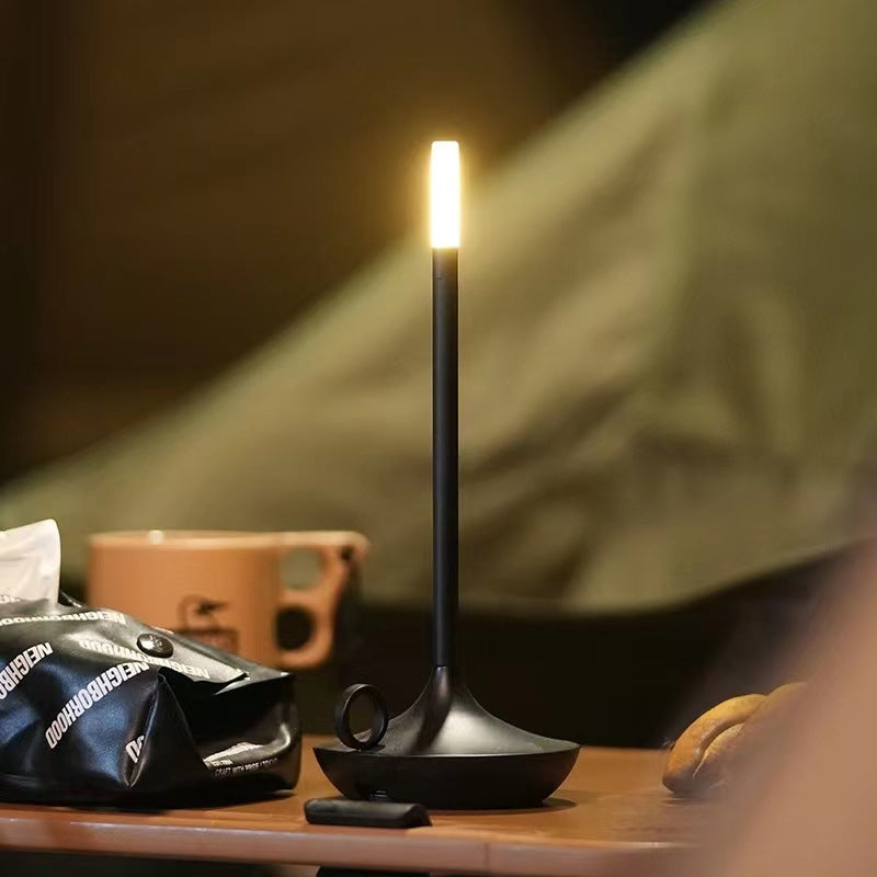 Lámpara de Mesa LED Vintage Estilo Vela — 5 Colores