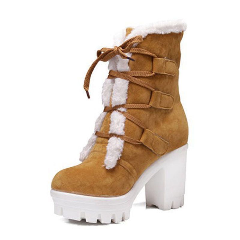 Botas Martin Impermeables con Suela Gruesa para Mujer Wish