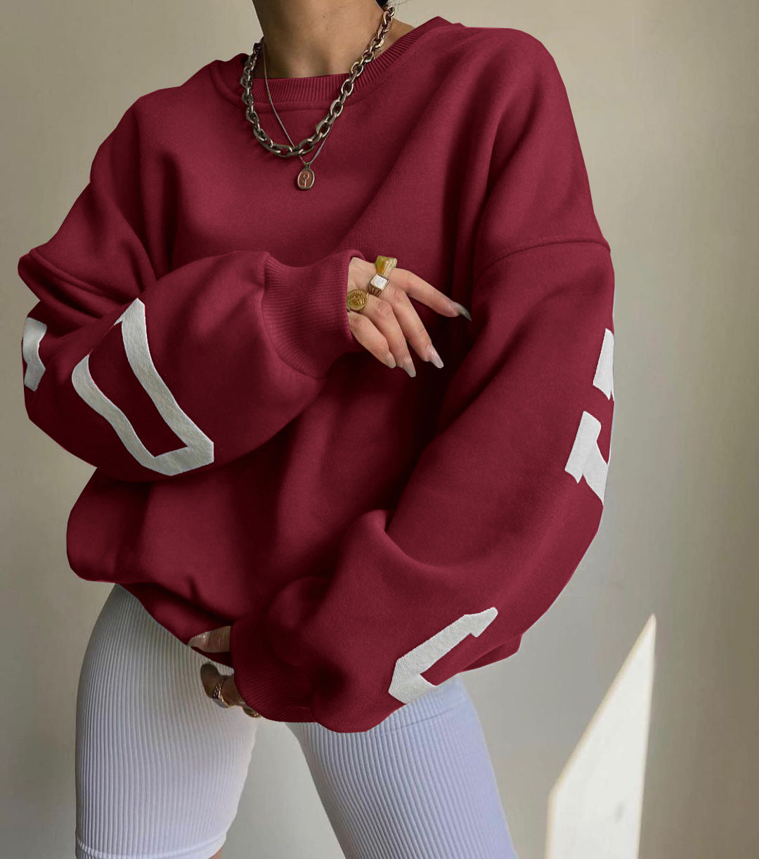 Top Grueso con Estampado Versátil para Mujer