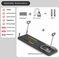 Tabla Multifuncional de Fitness con Rueda Abdominal – Piernas, Cintura y Brazos