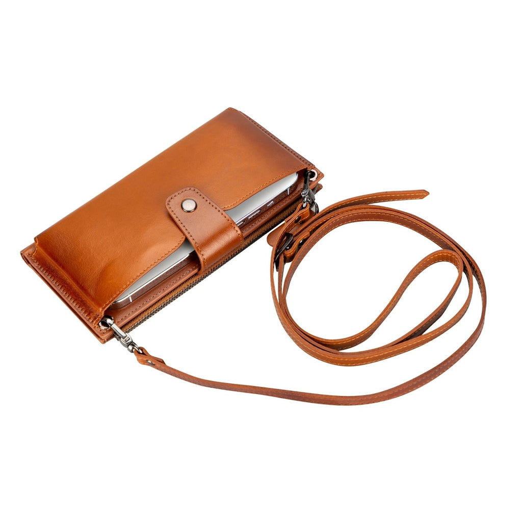Billetera de Cuero para Mujer Kaycee con Correa