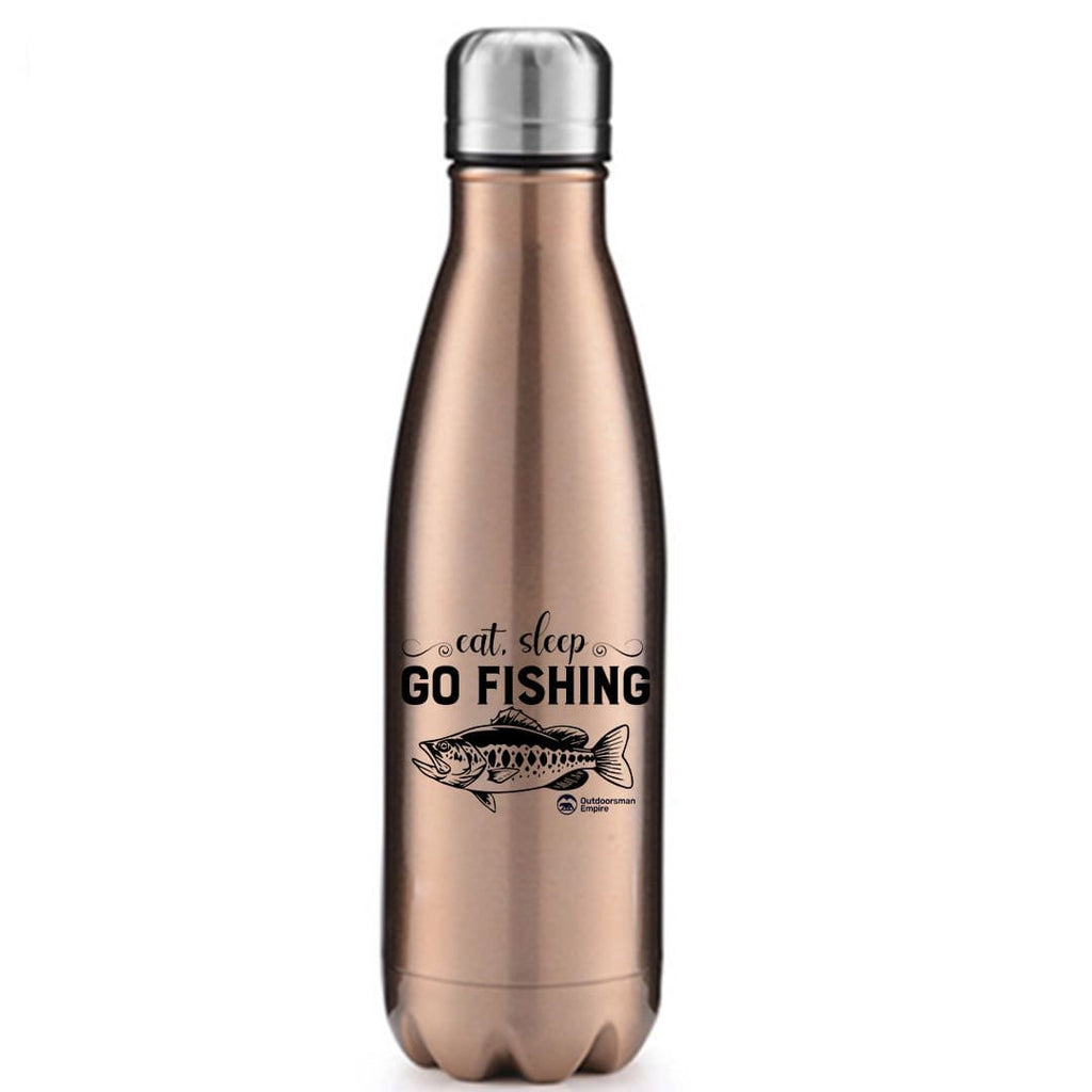 Eat Sleep Go Fishing 17oz Stainless Water Bottle