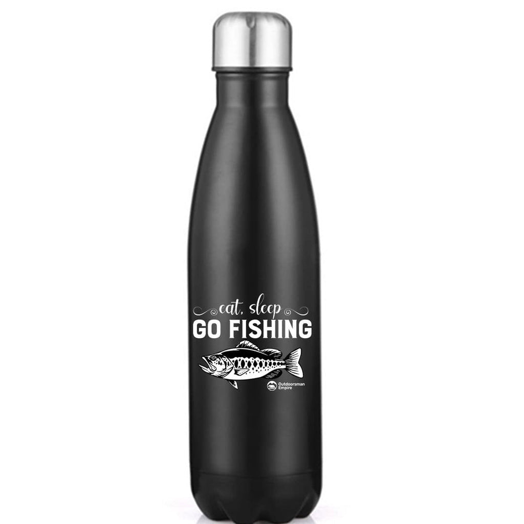 Eat Sleep Go Fishing 17oz Stainless Water Bottle
