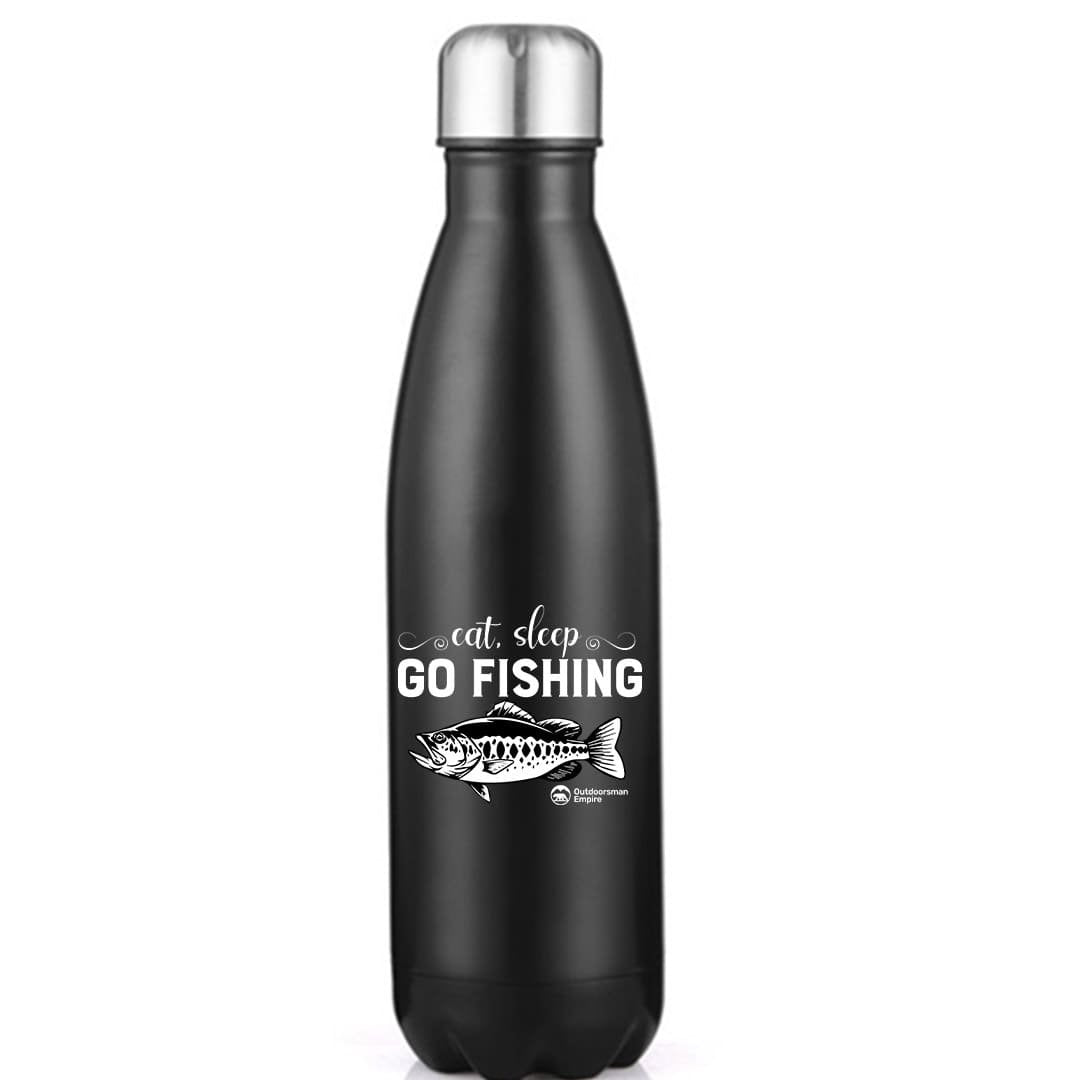 Eat Sleep Go Fishing 17oz Stainless Water Bottle